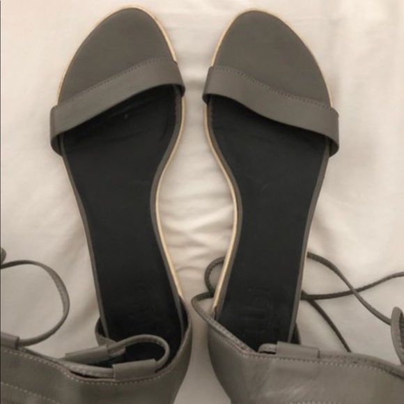 COPY - Tibi gladiators BEACHER NAPPA in color storm Sz 38 - Picture 5 of 9